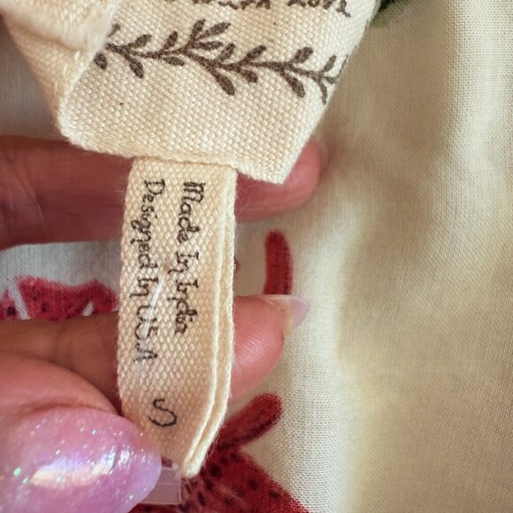 ZL Europe Blouse Yellow Floral Ruffle Bell Sleeve Boho Festival Top - Picture 2 of 10